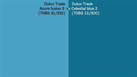 Dulux Trade Azure Fusion 5 Vs Celestial Blue 2 Side By Side Comparison