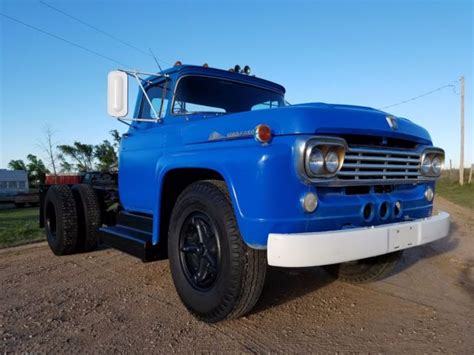 1959 Ford F800 Super Duty Semi Truck Car Hauler Coe Patina Project