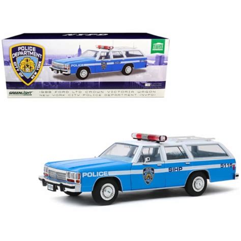 Greenlight Ford Ltd Crown Victoria Wagon Nypd New York City