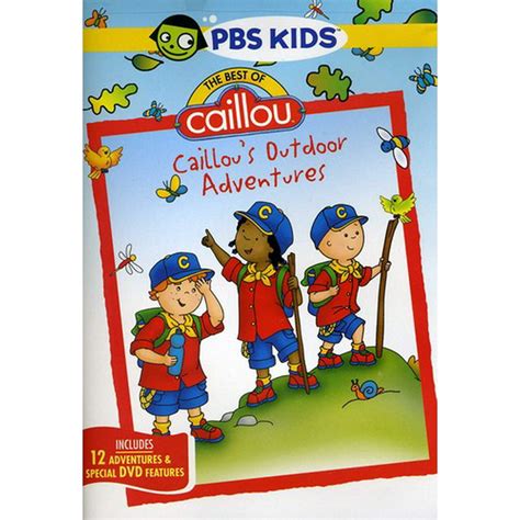 Caillou Caillou’s Outdoor Adventures Dvd