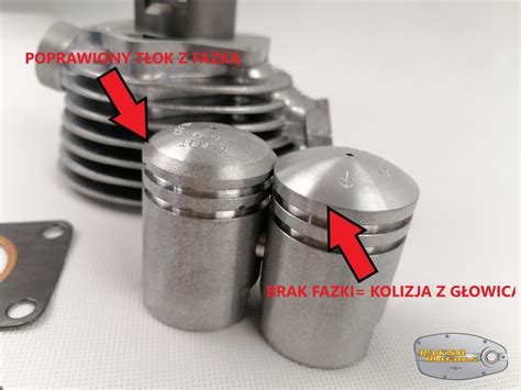 CYLINDER ROMET KOMAR MOTORYNKA 40 mm 60 CCM TUNING TŁOK AK 20