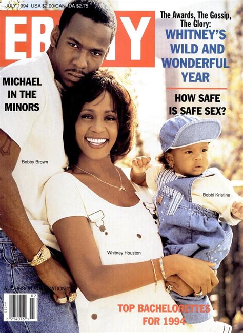 Whitney Houston, Bobby Brown, and their daughter Bobbi Kristina, for ...