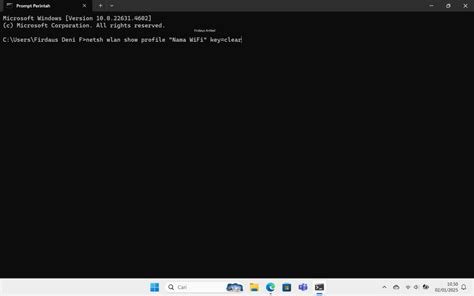Mudah Inilah Cara Mengetahui Password Wifi Dengan Cmd Firdaus Artikel