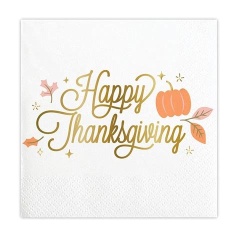 Thanksgiving Paper Napkins - Etsy