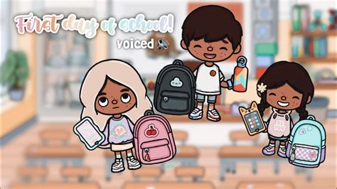 First Day Of School 📚 ️ Voiced 🔊 Toca Boca Life World 🌎🫶🏻 Youtube