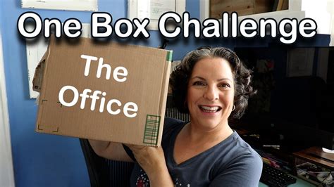 Declutter With Me One Box Challenge The Office YouTube