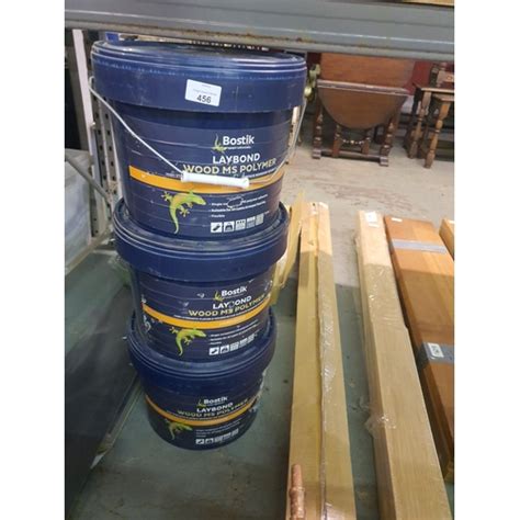 X 3 TUBS 16 Kg Bostik Laybond Wood MS Polymer High Strength Flexible