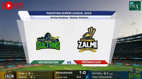 Psl Live Multan Sultans V Peshawar Zalmi Head To Head Psl Live On