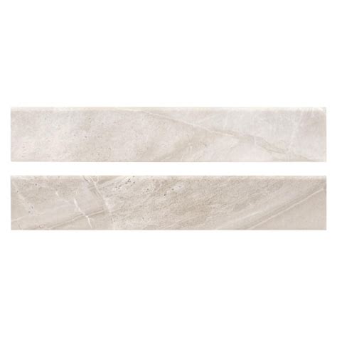 MSI Adella Gris Bullnose 3 In X 18 In Matte Porcelain Wall Tile 15