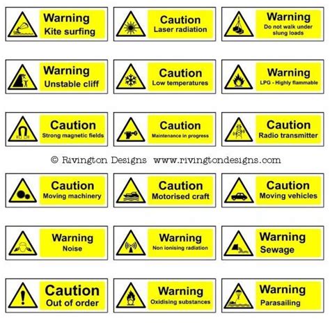 Caution Sign Template