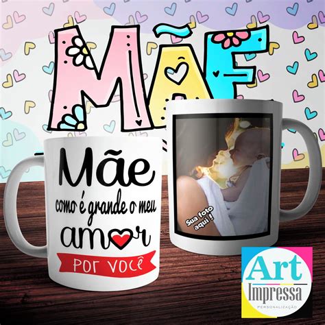 Caneca M E Como Grande O Meu Amor Por Voc Foto Elo