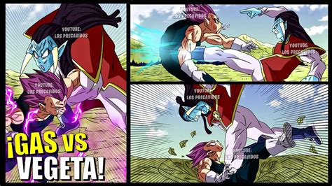 Gas Vs Vegeta Ultra Ego Dragon Ball Super Manga Youtube