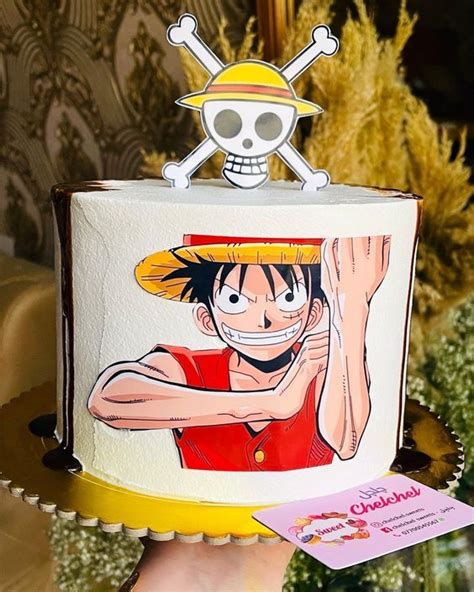 Inspira Es De Bolos One Piece Bolo De Anime Anivers Rio Do Gato