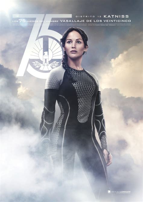 Póster Español De Katniss Para Los Juegos Del Hambre En Llamas