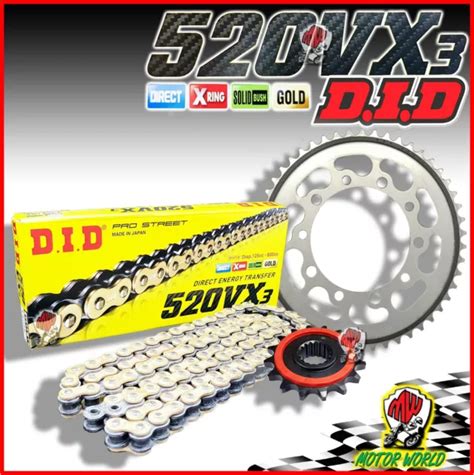 SET TRANSMISSION CHAIN DID Sprocket Honda CB 500 X F 2013 2014 132