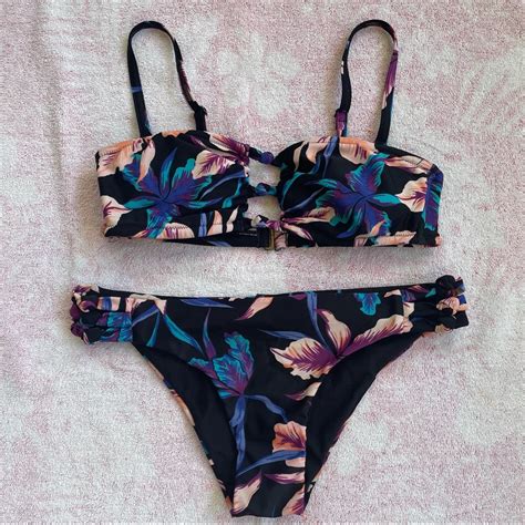 Roxy Floral Bikini Set Gem