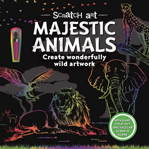 Scratch Art Majestic Animals: Create Wonderfully Wild Artwork ...