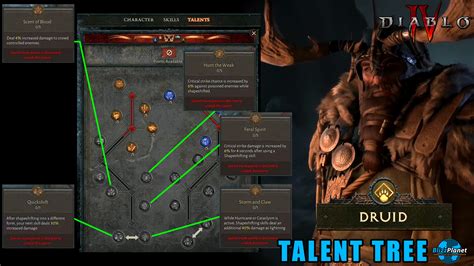 Diablo IV Druid Skills and Talent Tree | Blizzplanet | Diablo III