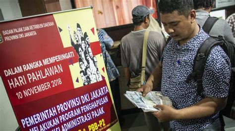 Pemprov DKI Hapus Sanksi Pajak Kendaraan Bermotor