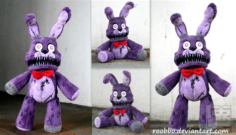 Five Nights at Freddys - Nightmare Bonnie - Plush by roobbo on DeviantArt