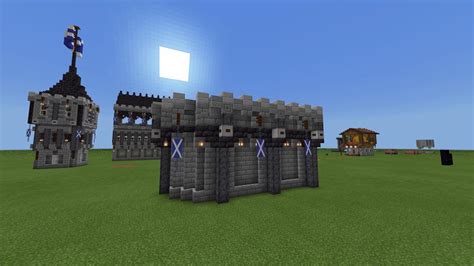 Castle walls I built today, any thoughts? : r/Minecraftbuilds