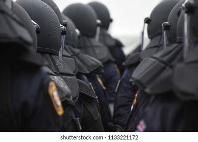 Riot Police Training Riot Police Prepare Stock Photo 1133221172 ...