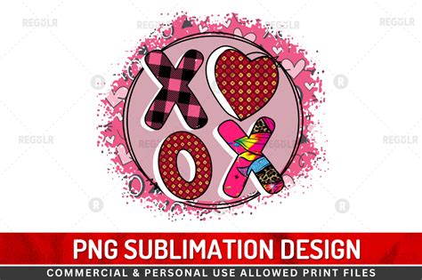 Xoxo Sublimation Design Graphic By Regulrcrative Creative Fabrica