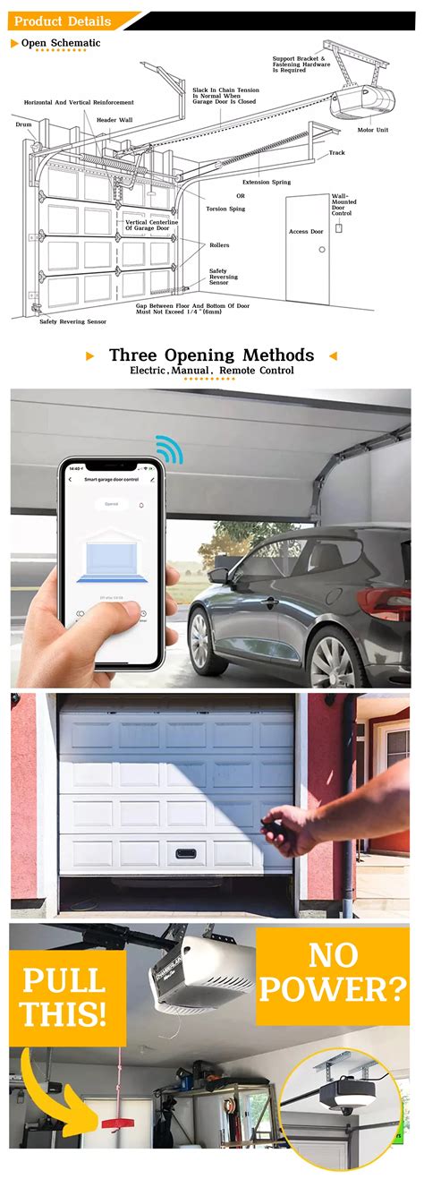 Instime Automic Aluminum Garage Door Panels For Sale Prefab Houses