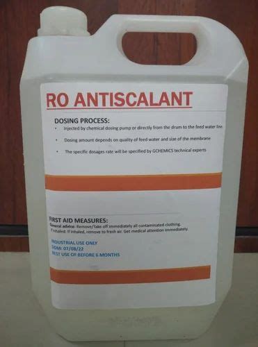 Ro Antiscalant Chemical Crios N Packaging Type Can Packaging Size