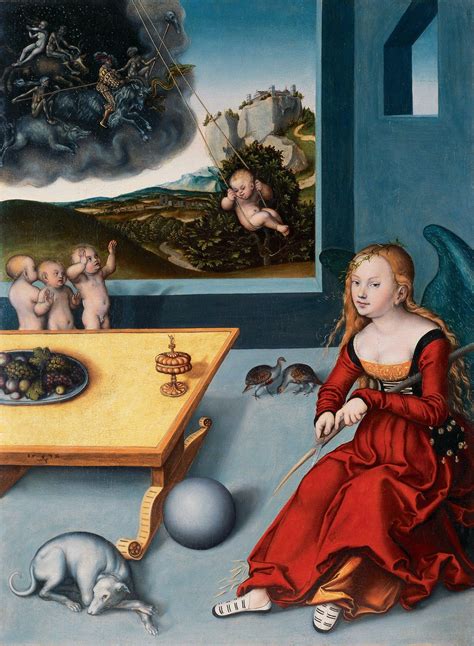 Melancholy By Lucas Cranach The Elder Oil On Wood