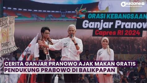 Momen Ganjar Pranowo Ajak Makan Gratis Pendukung Prabowo Yang