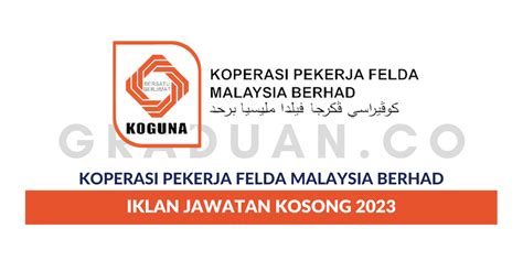 Permohonan Jawatan Kosong Koperasi Pekerja Felda Malaysia Berhad