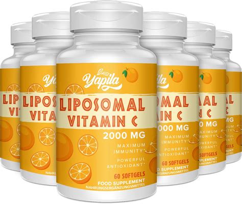 Liposomale Vitamin C Kapseln Mg Packung Maximale Absorption