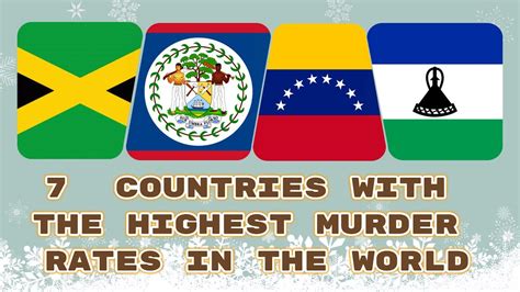 7 Countries With The Highest Murder Rates In The World - YouTube