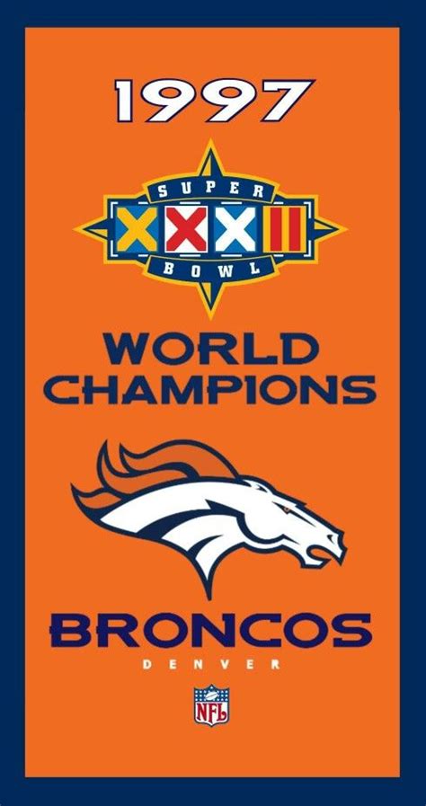 Denver Broncos Super Bowl Xxxvii Champions Poster