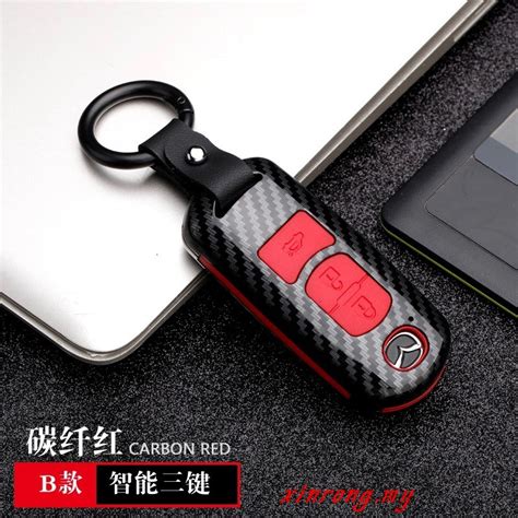 Zinc Alloy Silicone Car Remote Key Case Fob Cover For Mazda CX 5 2 3 6