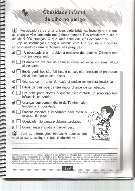 Tempo De Educar Sequencia Did Tica Sobre A Obesidade Infantil