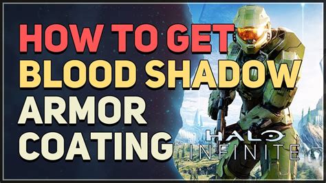 Blood Shadow Armor Coating Location Halo Infinite Youtube