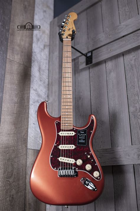 Fender Player Plus Stratocaster Pau Ferro Fingerboard Aged Candy Apple Red Electric Guitar