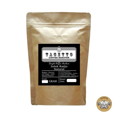 Jual KOPI ARABIKA SOLOK RADJO NATURAL 1KG SPECIALTY BIJI DAN BUBUK Di