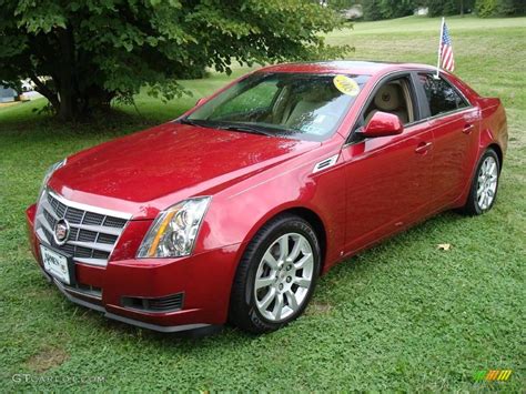 2008 Crystal Red Cadillac CTS 4 AWD Sedan 17397564 GTCarLot