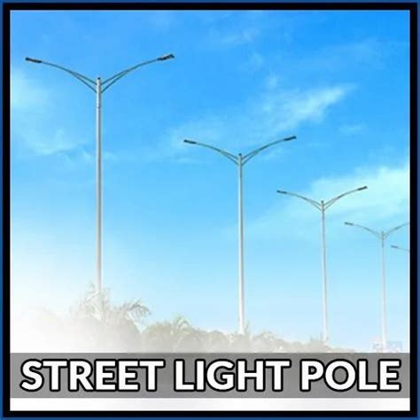 Mild Steel Street Light Tubular Pole Rs Piece Kasper Engineering