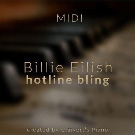 Billie Eilish - hotline bling (MIDI) - Claivert's Piano x SlowEasyPiano