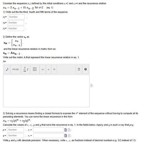 Solved Consider The Sequence Xn Defined By The Initial Chegg