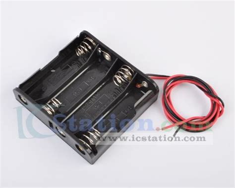 4xaa 4xaa6v 6v 4aa6v 4aa Battery Holder Box Case W Wire Product