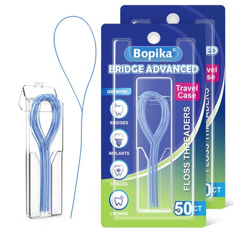 Amazon.com : Bopika Floss Threaders Dental Floss for Braces, Bridges