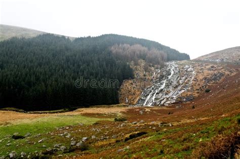 Waterfall in Wicklow Mountains Stock Photo - Image of autumn, land ...