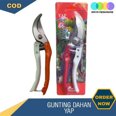 Jual Gunting Dahan Ranting Bunga Tanaman Yap 8 Inch Shopee Indonesia