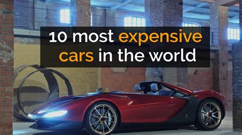 10 Most Expensive Cars In The World 2018 Top Luxury Cars With Prices