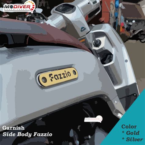 Jual Garnish Side Body Emblem Samping Fazzio By Modiver Gold Tembus